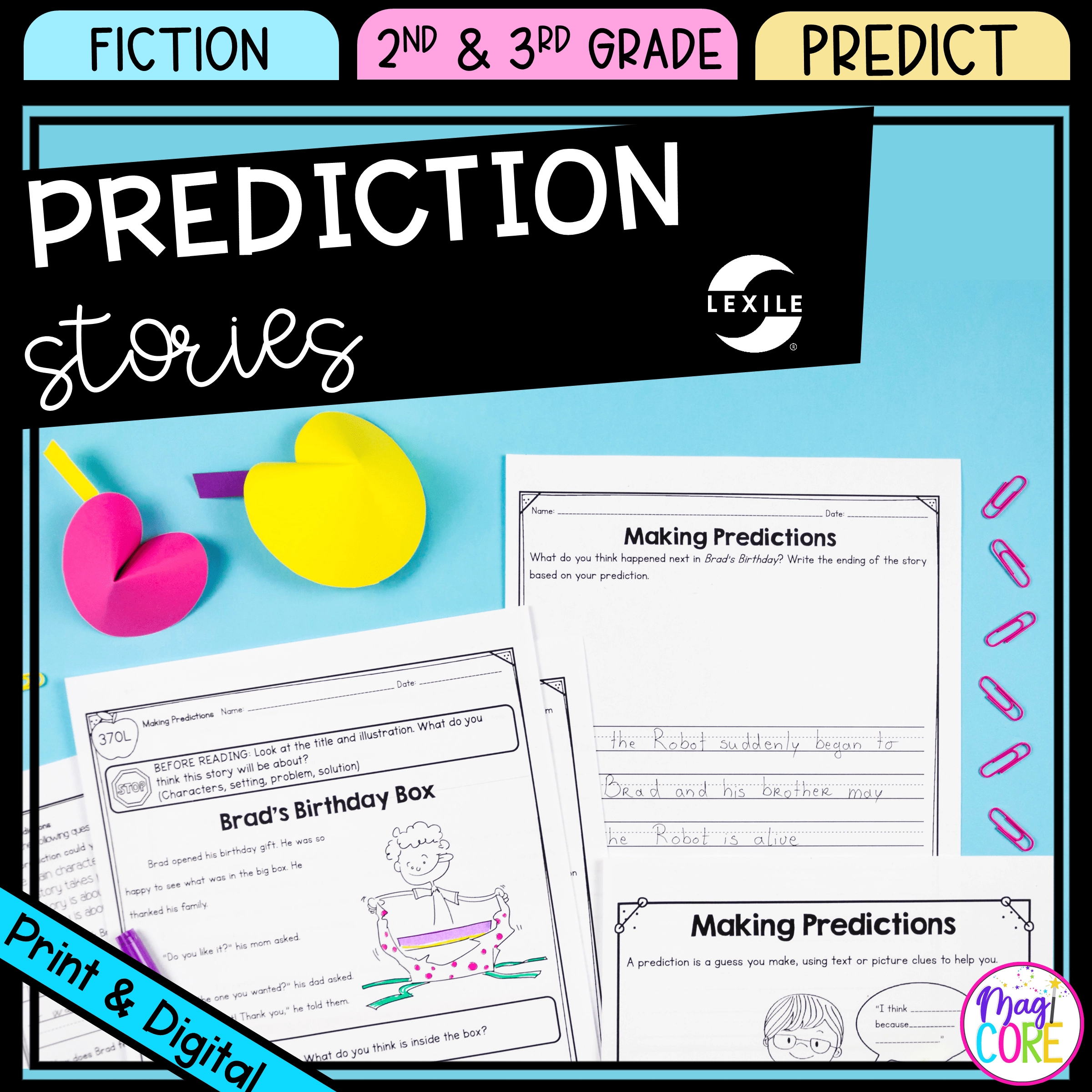 Making Predictions 2nd 3rd Grade Reading Comprehension Passages Questions MagiCore Making Predictions 2nd 3rd Grade Reading Comprehension Passages Questions MagiCore