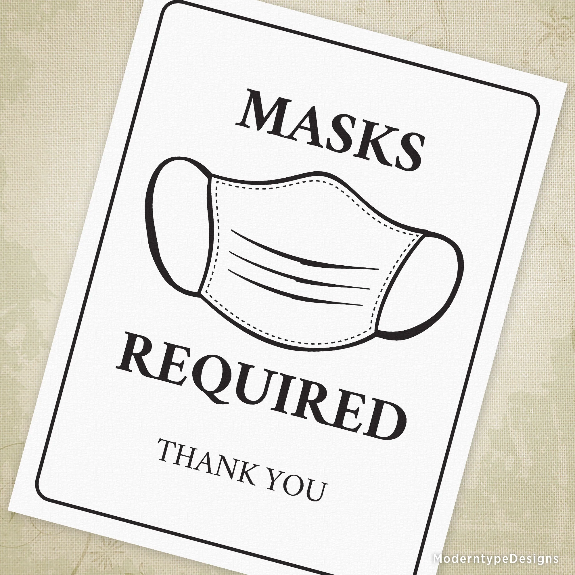 Masks Required Printable Sign Masks Required Printable Sign