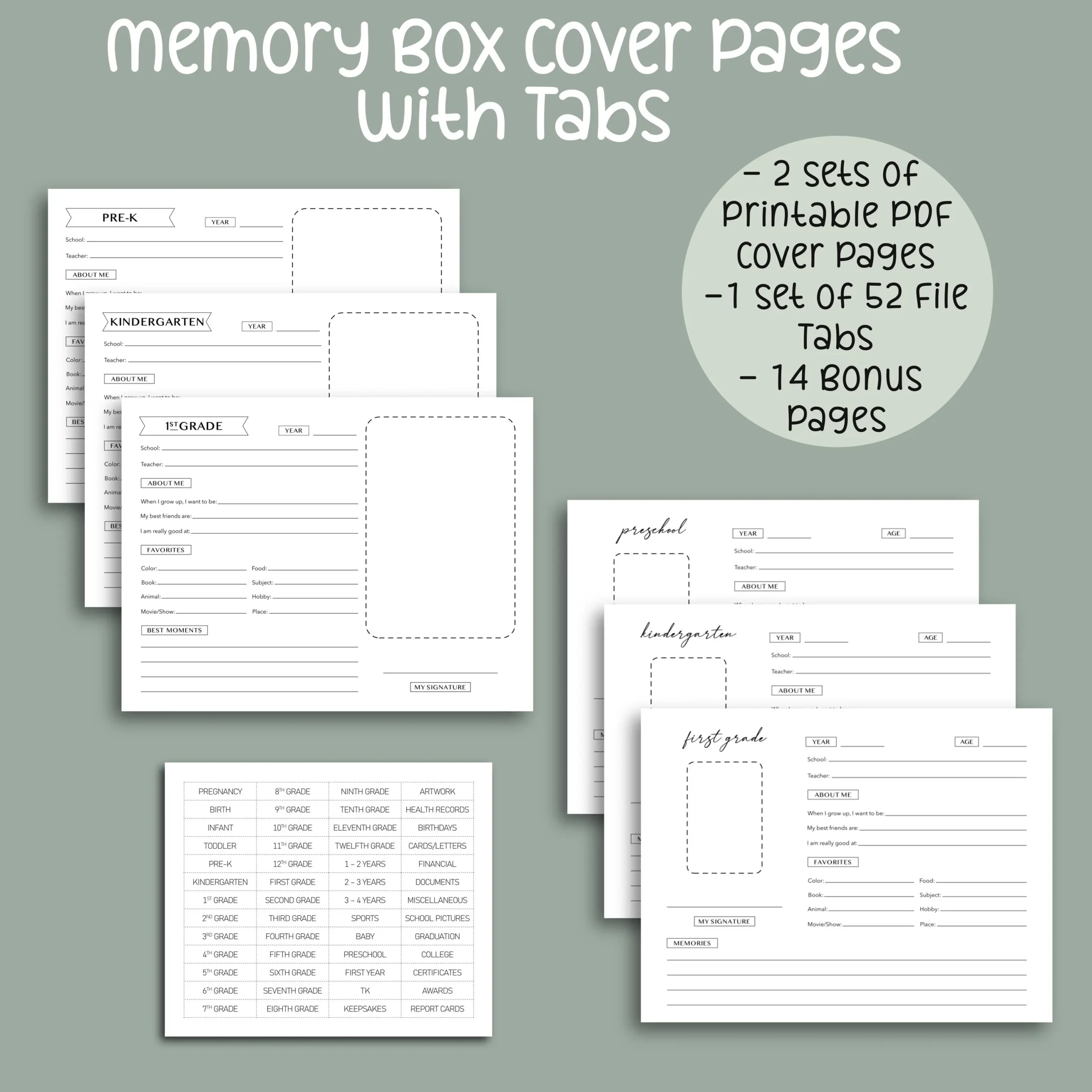 Memory Box Template Etsy Memory Box Template Etsy