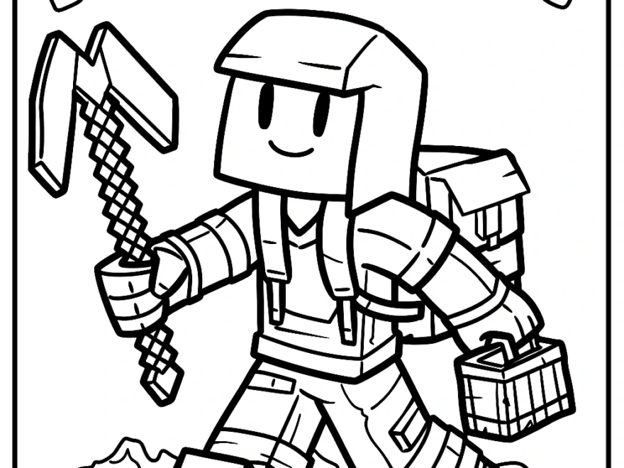 Minecraft Coloring Pages Free Coloring Pages