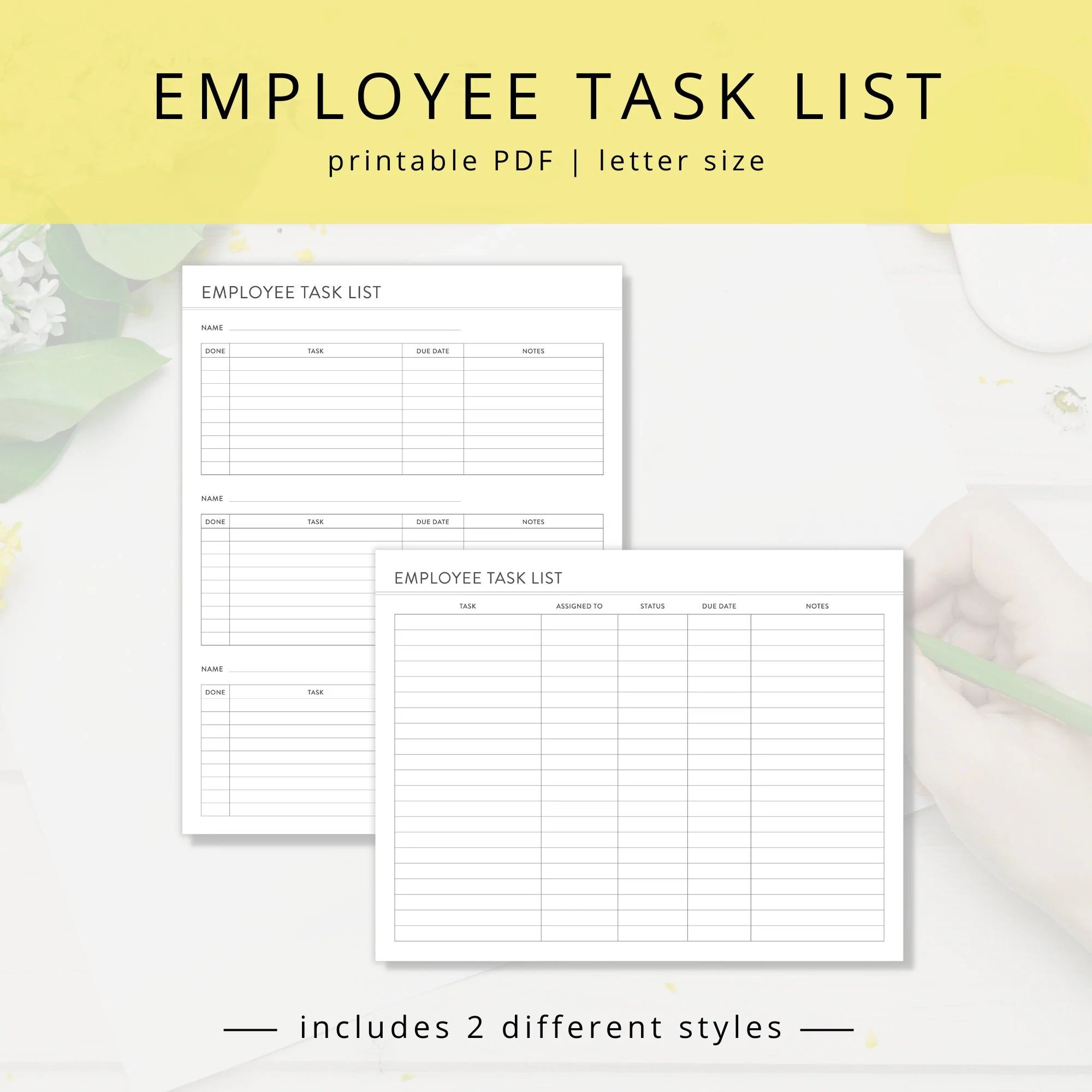 Employee To Do List Printable Template Employee To Do List Printable Template