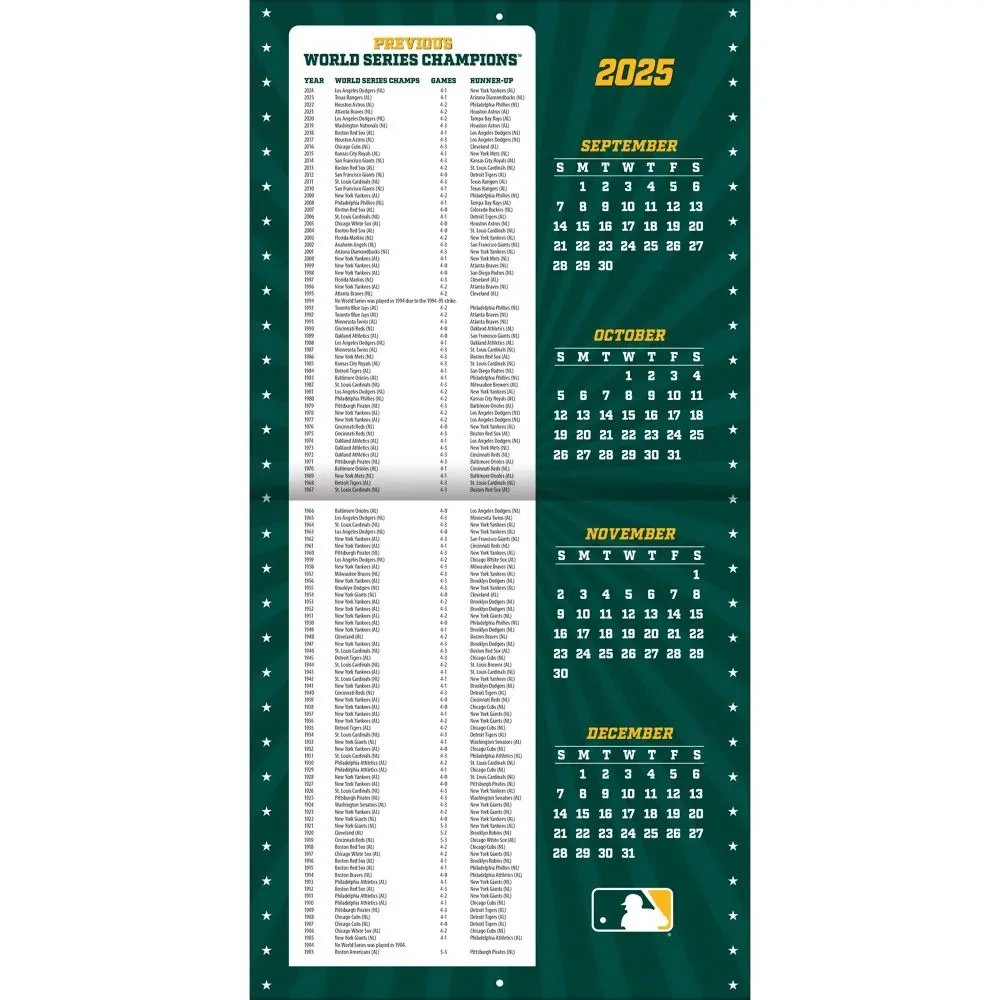 MLB Oakland Athletics Wall Calendars