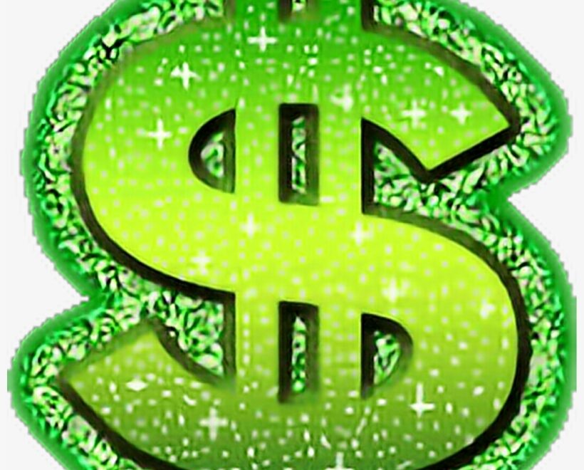 Money Sticker Green Dollar Signs Free Transparent PNG Download PNGkey