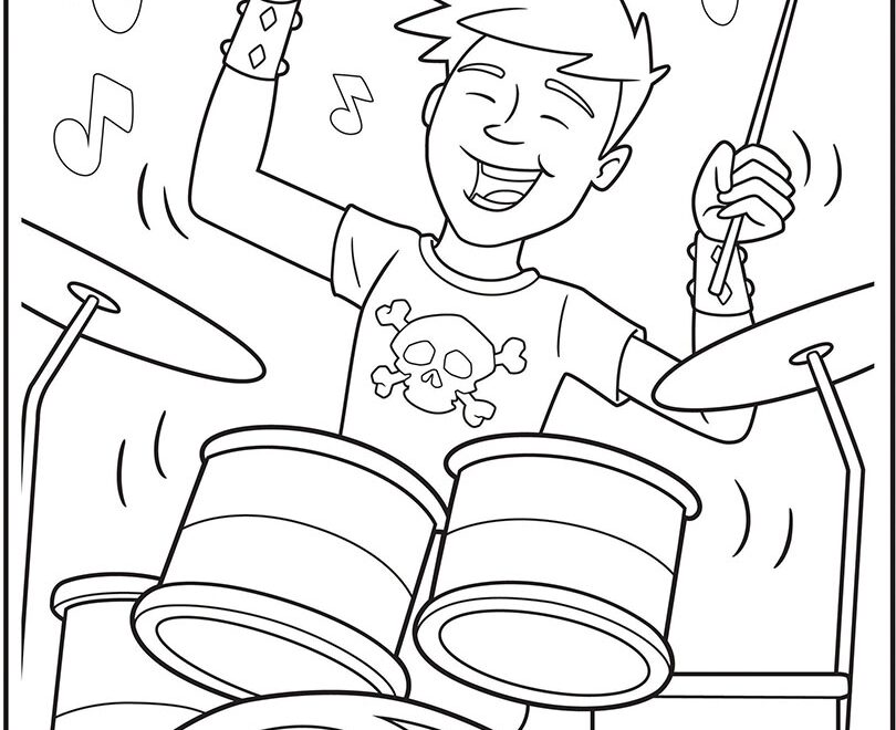 Music And Dance Free Coloring Pages