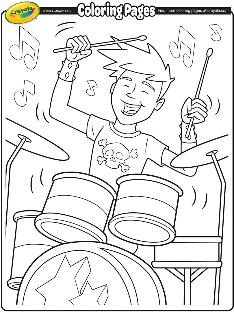 Music And Dance Free Coloring Pages