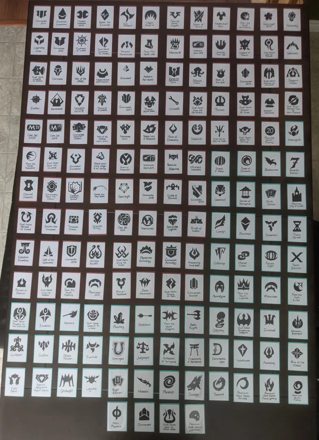 My Partner And I Drew A Majority Of The Set Symbols For My Brother s Birthday He Has A Nice Collection And Likes To Sort Cards By Sets R mtg My Partner And I Drew A Majority Of The Set Symbols For My Brother s Birthday He Has A Nice Collection And Likes To Sort Cards By Sets R mtg