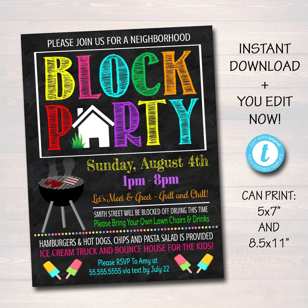 Neighborhood Block Party Sign Free Printables Neighborhood Block Party Sign Free Printables