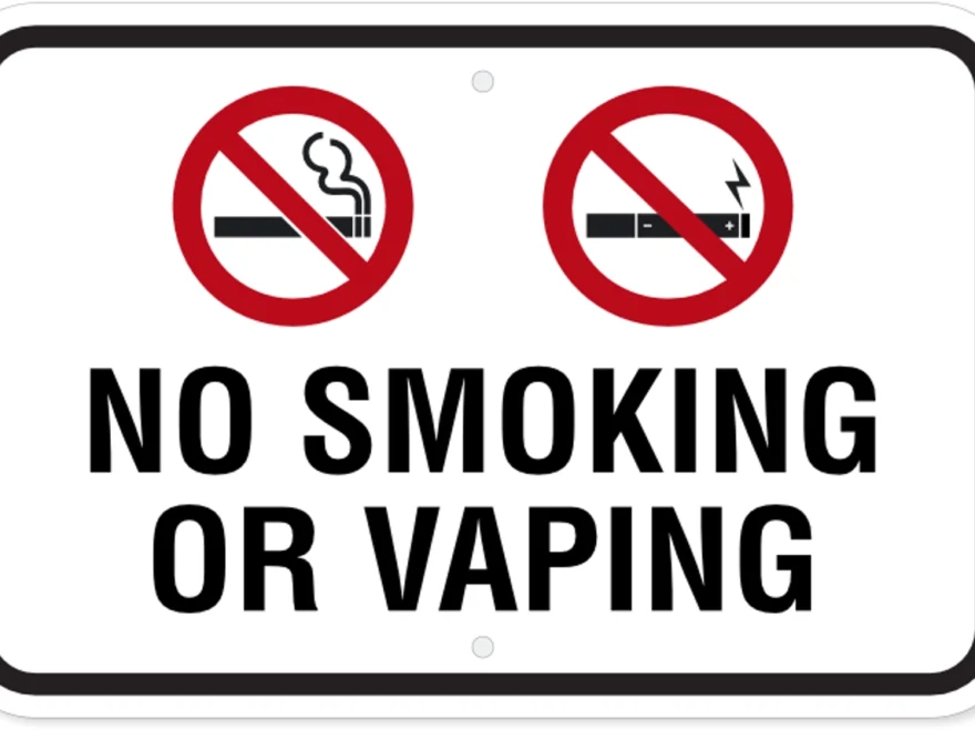 No Smoking No Vaping Sign