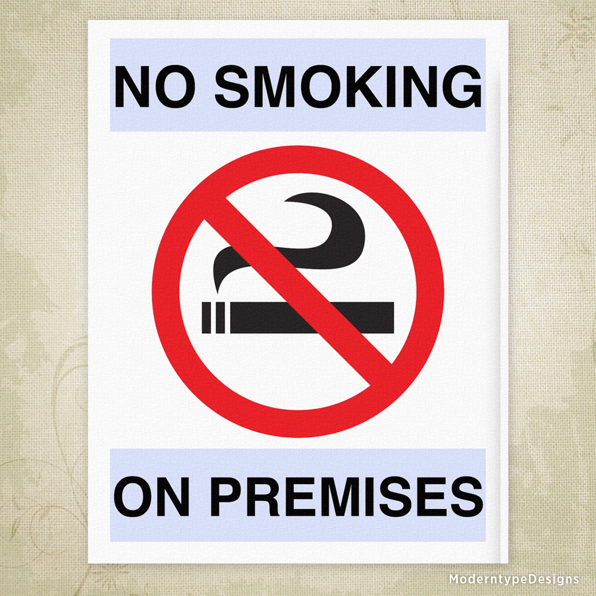 No Smoking Sign Free Printable