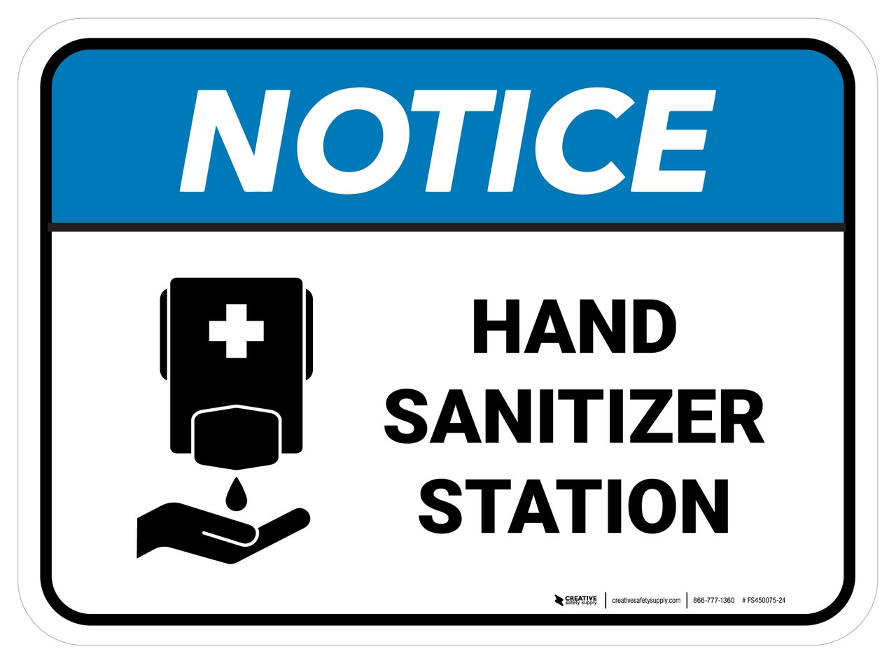 Sanitizing Station Sign Printable