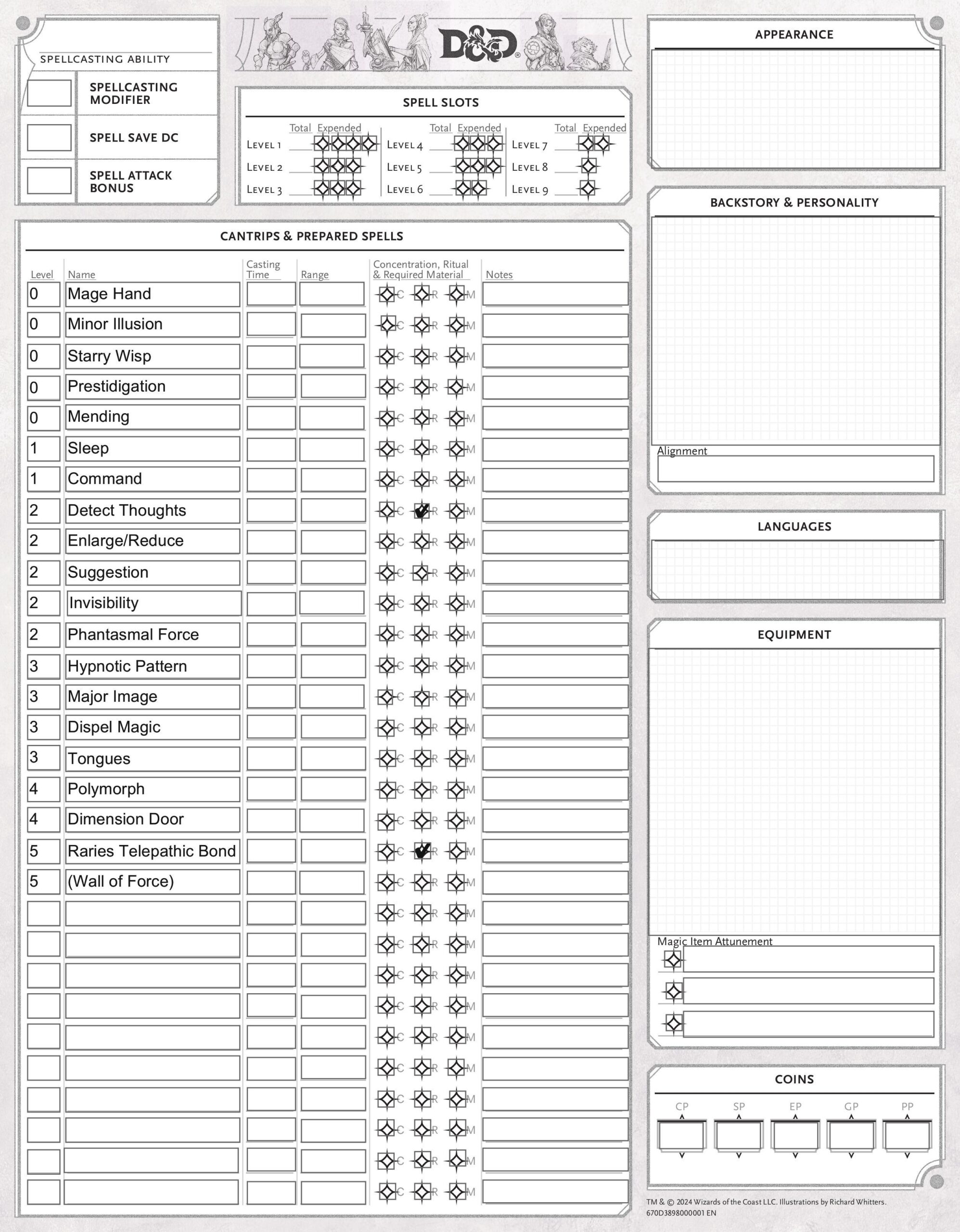 OC Lvl 9 Creation Bard Spell List advice R DnD OC Lvl 9 Creation Bard Spell List advice R DnD