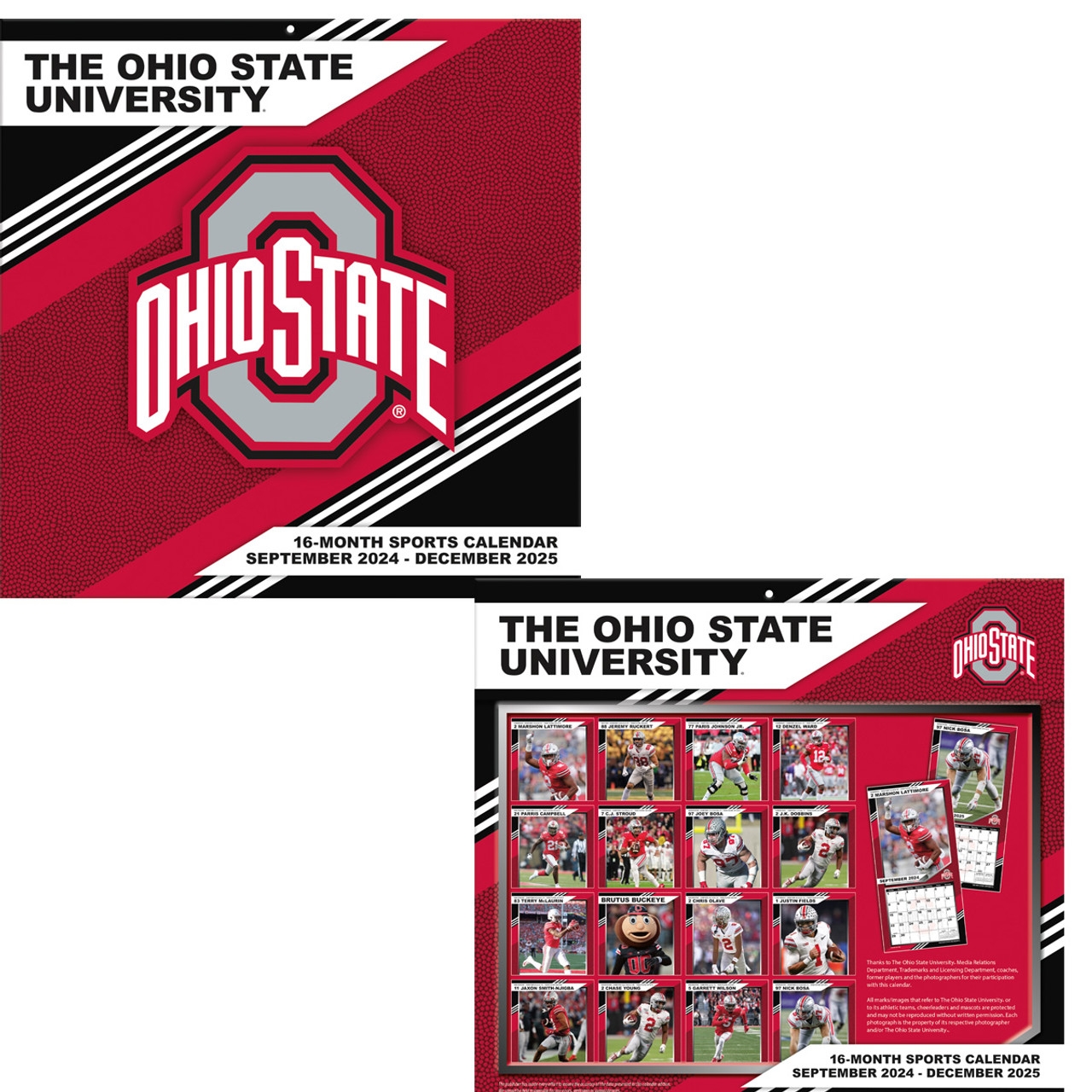 Ohio State 2026 Football Wall Calendar College Traditions Ohio State 2026 Football Wall Calendar College Traditions