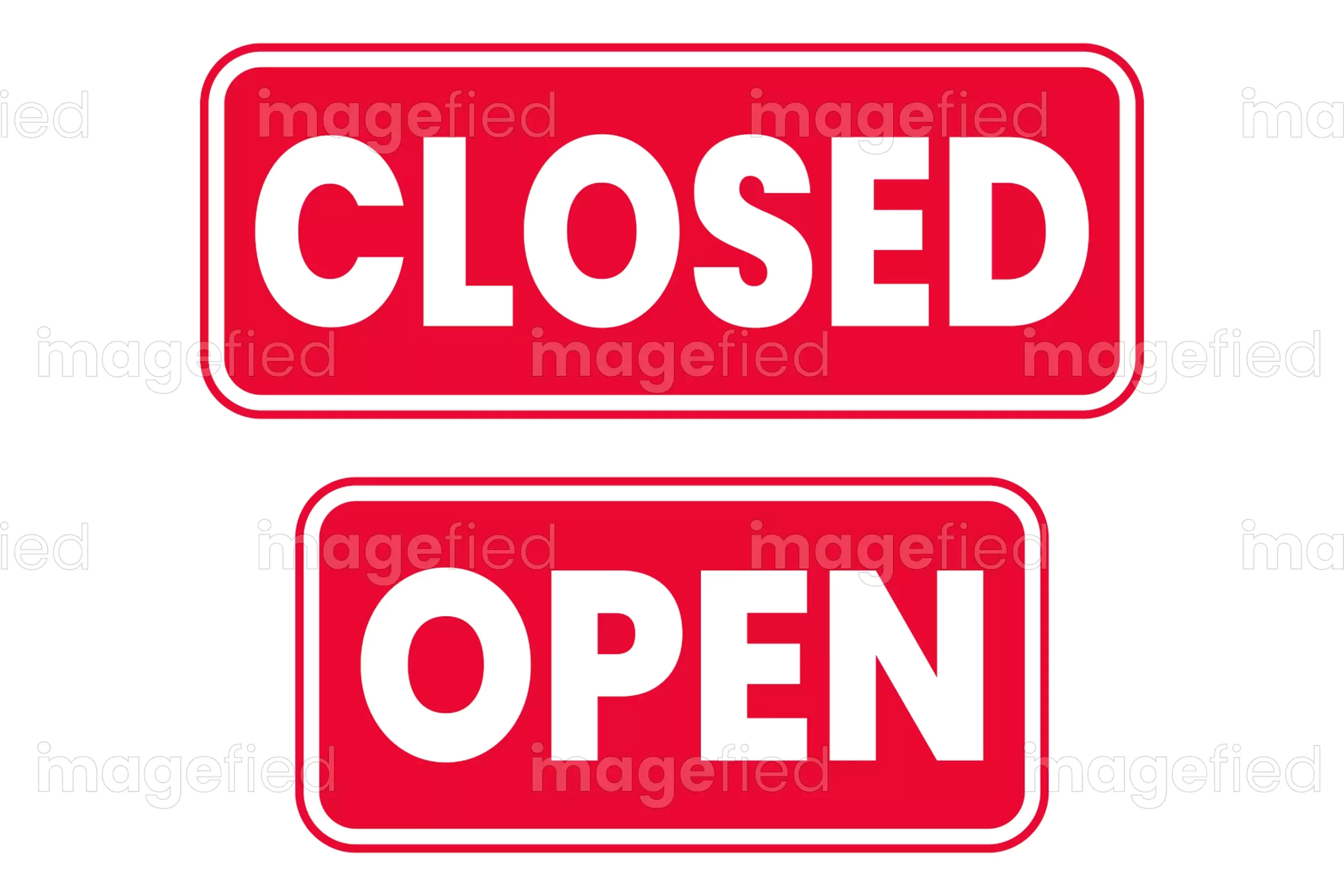 Open Closed Printable Signs