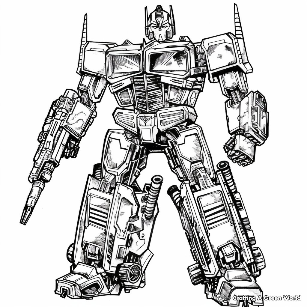 Transformers Coloring Sheets Printable