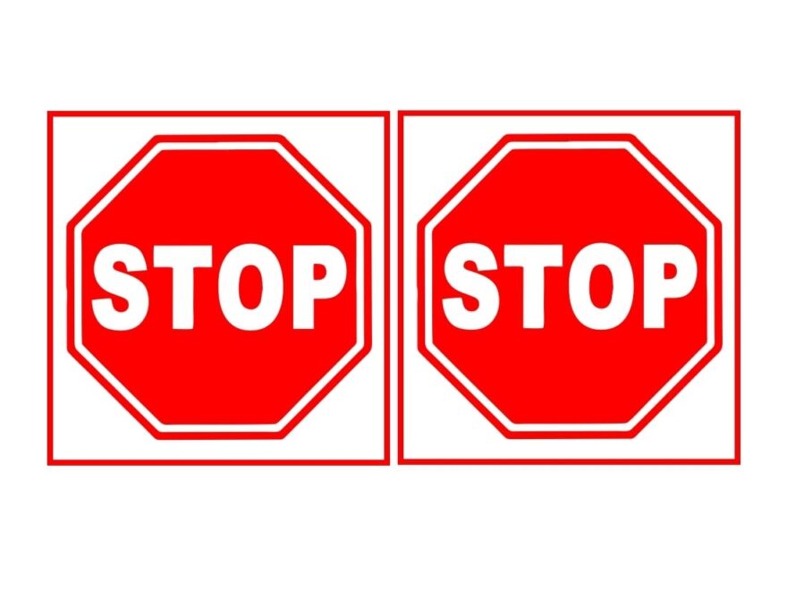 Ordesrshock Stop Sign Board For School Colleges Road Traffic Multicolor Sunboard 4x4 Inch Amazon in Industrial Scientific