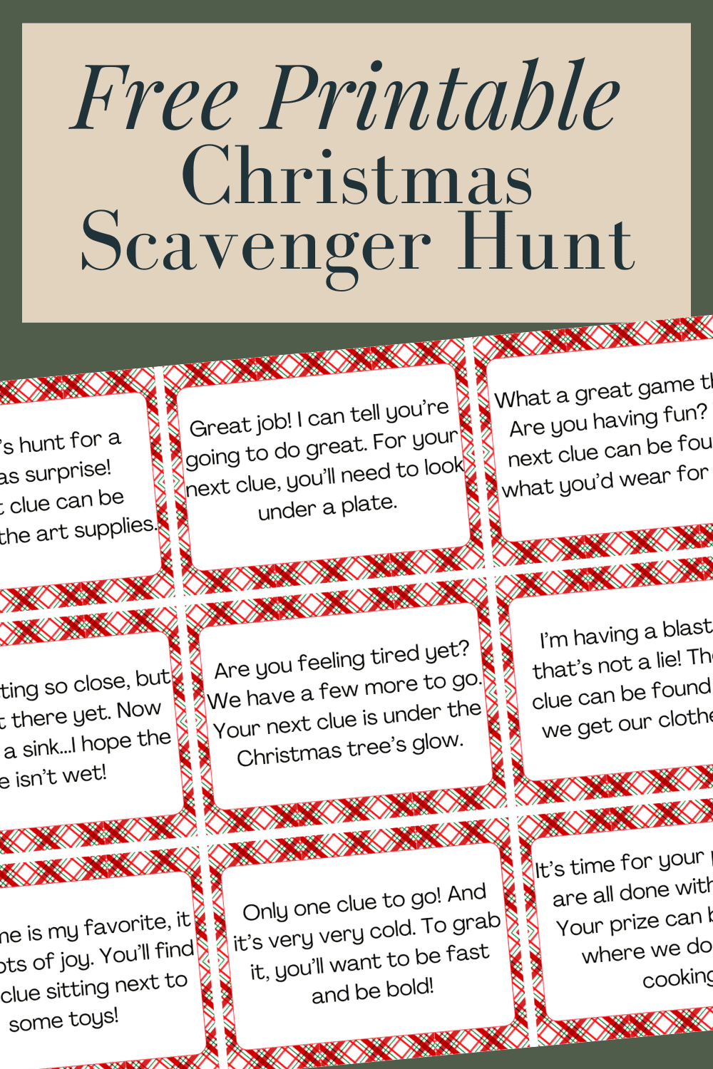 Our 2023 Christmas Scavenger Hunt Love Renovations