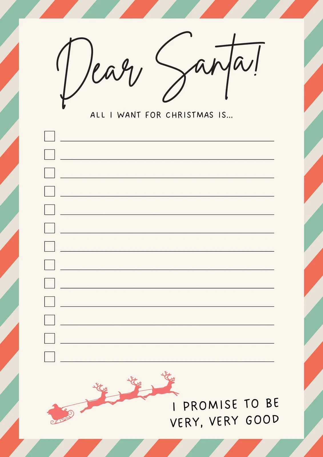 Page 2 Free And Customizable Holiday Wishlist Templates