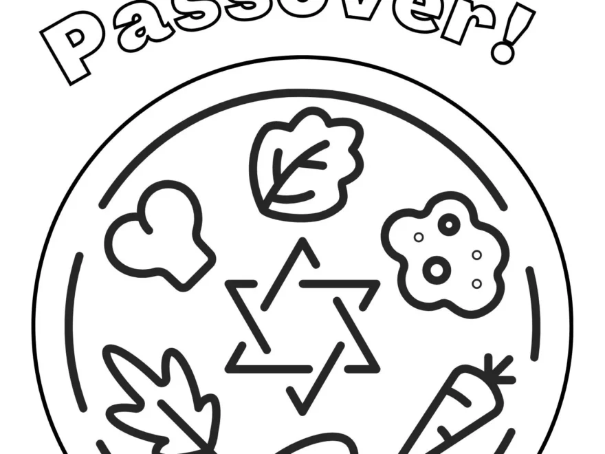 Passover Coloring Pages Passover Printables Jewish Coloring Pages Pesah Coloring Page Jewish Holiday Coloring Pages Pesach Coloring PDF Etsy