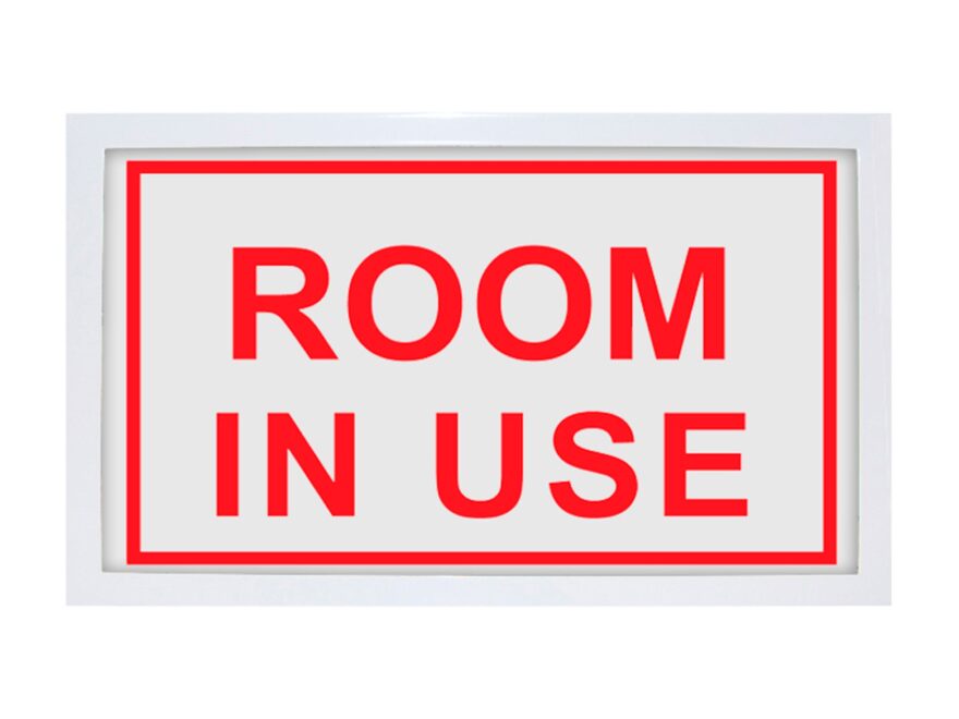 Phillips Safety Room In Use LED Steel Indicator Sign