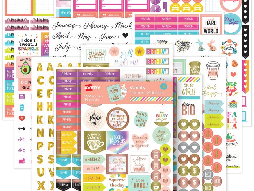 Planner Sticker Variety Pack 6785 Avery Avery