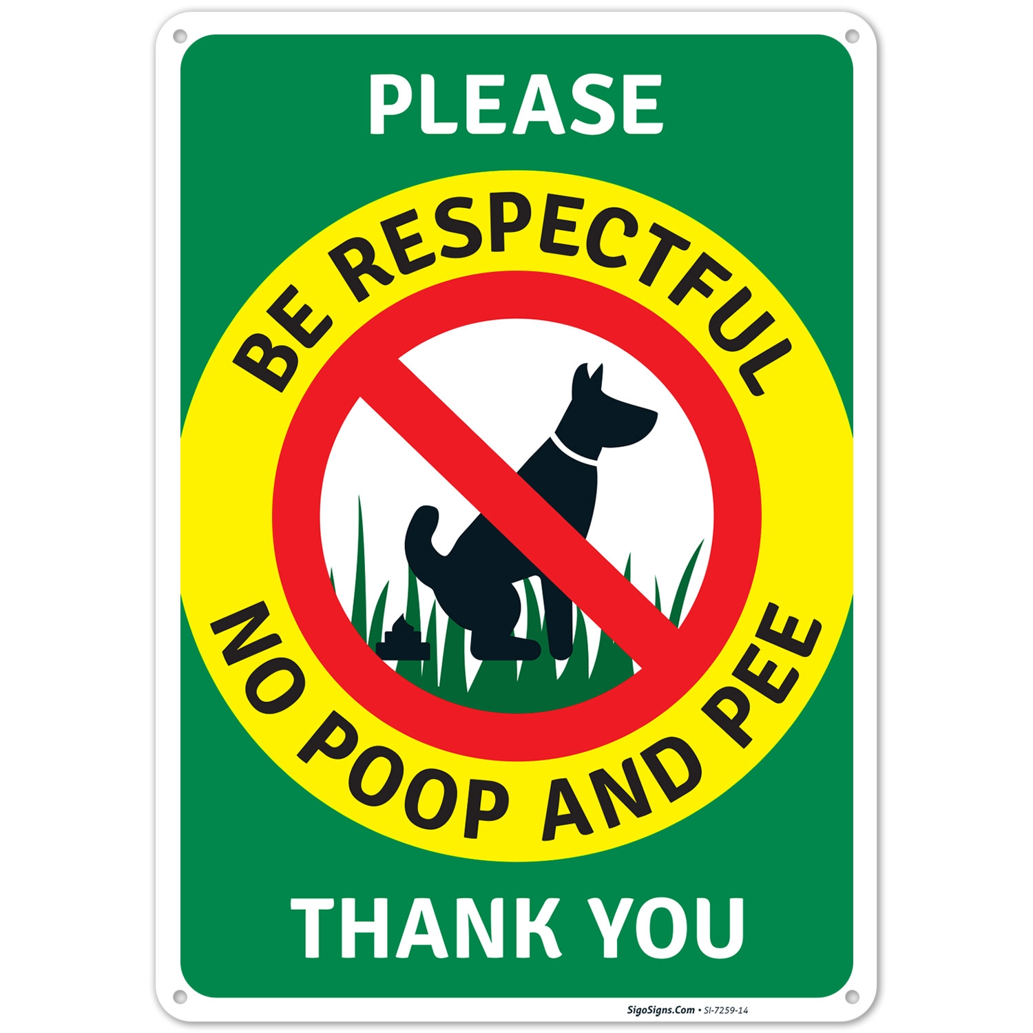Please Be Respectful No Poop And Pee Sign Please Be Respectful No Poop And Pee Sign