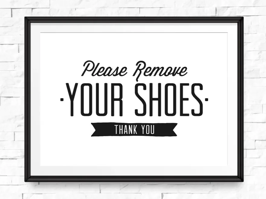 Please Remove Your Shoes Printable Take Shoes Off Sign Shoe Off Sign Shoes Off Print Shoes Off Please Shoes Off Printable Etsy