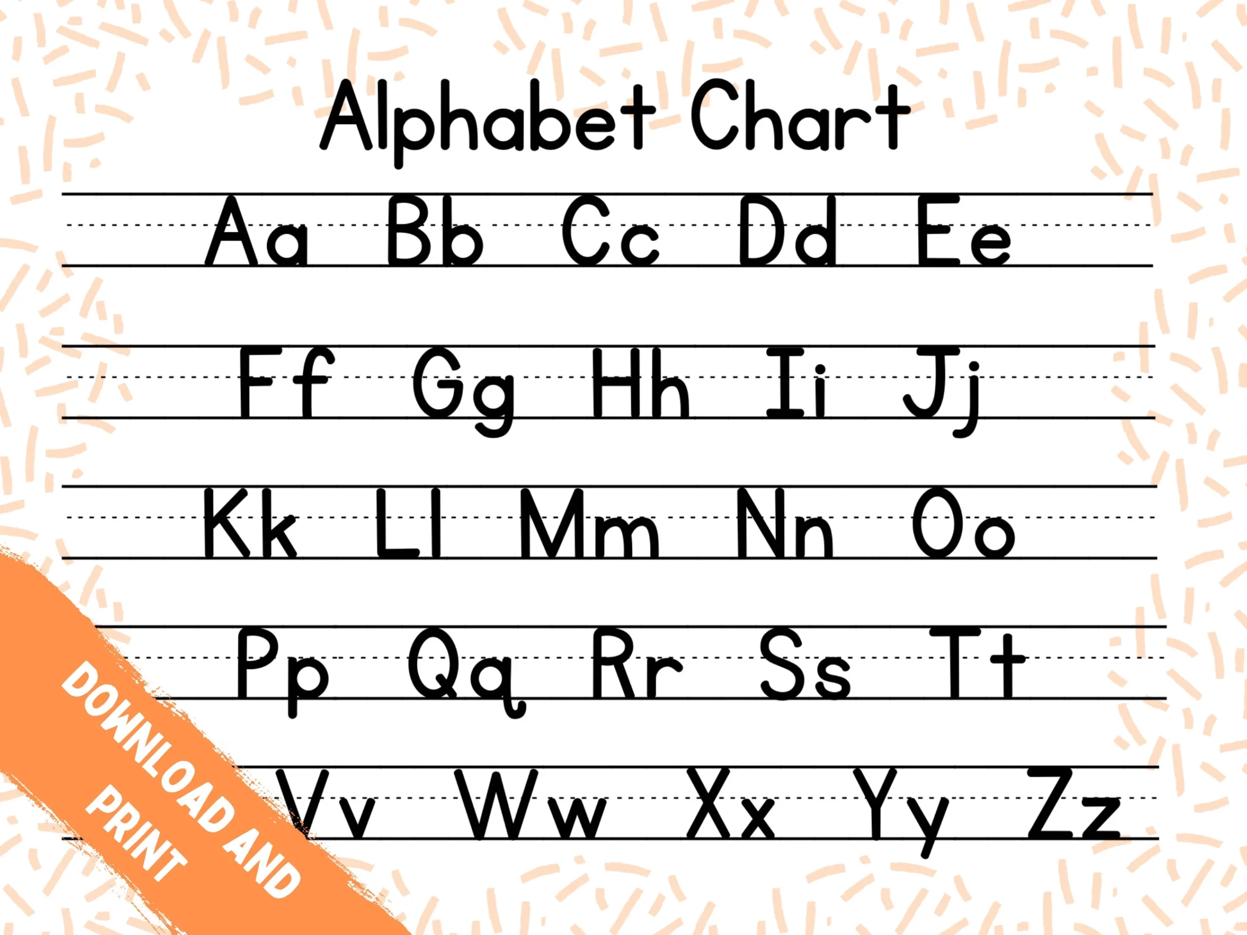 Abc Letter Chart Printable Abc Letter Chart Printable