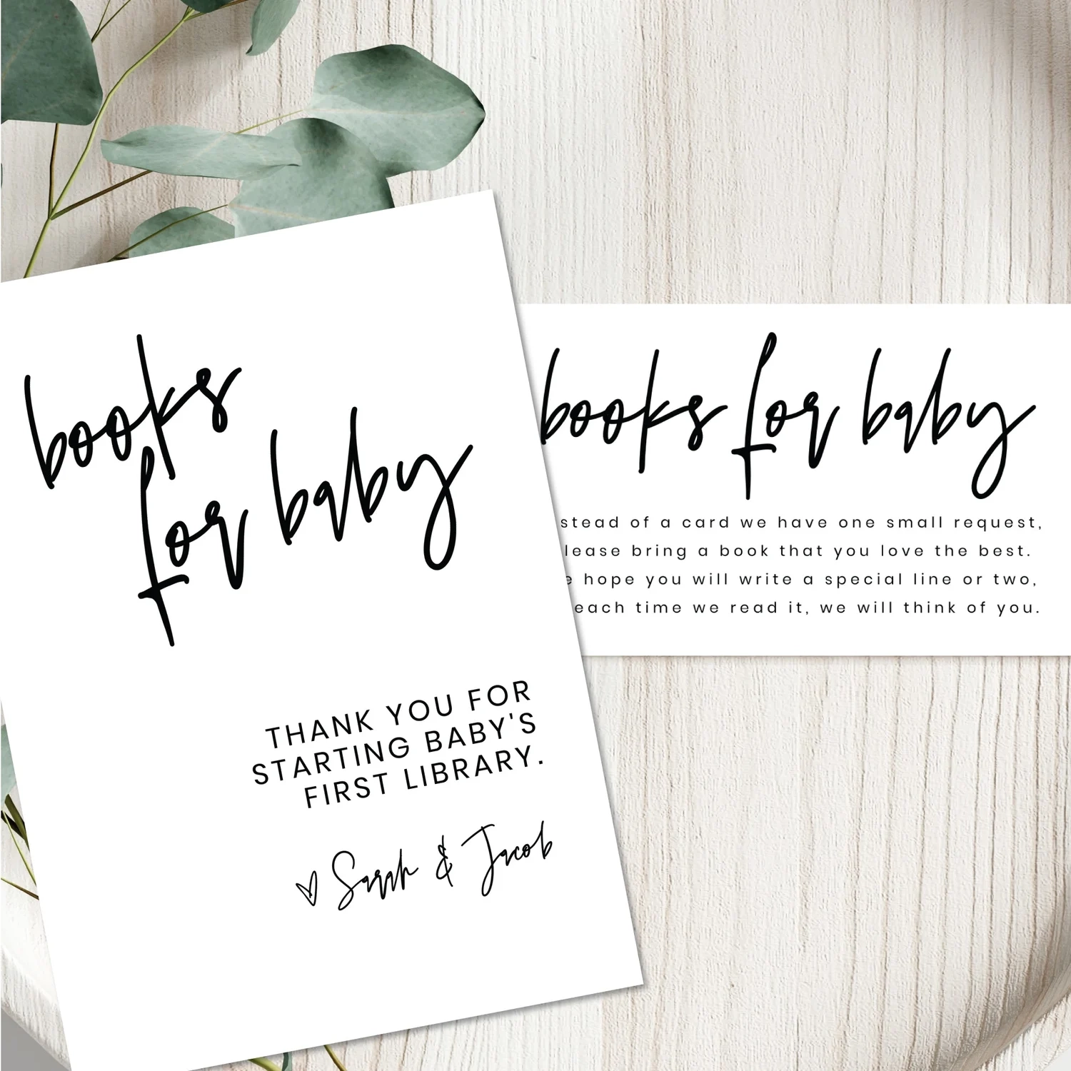 Printable Books For Baby Sign And Cards Minimalist Digital Download