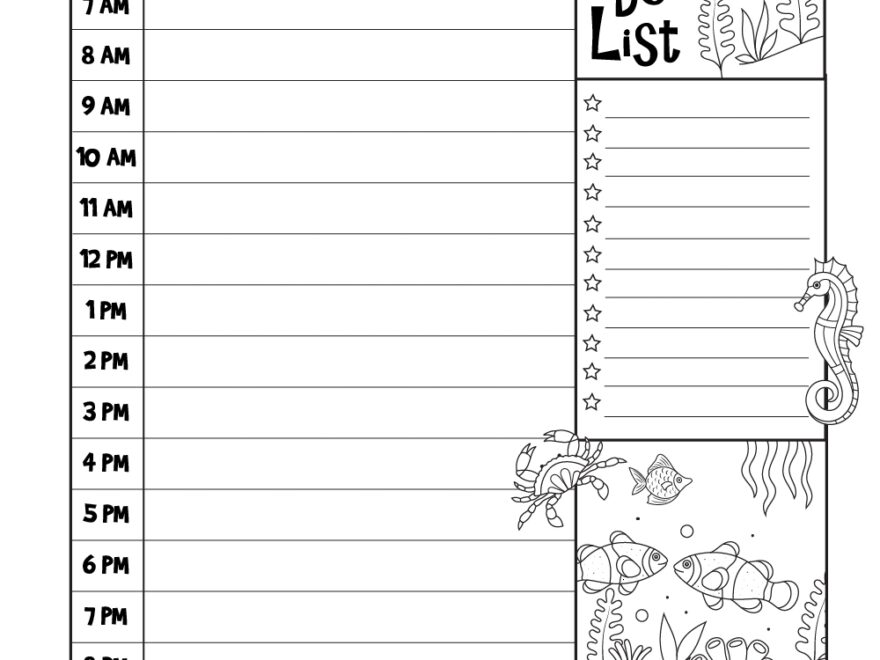 Printable Coloring Planner Pages Woo Jr Kids Activities Children s Publishing