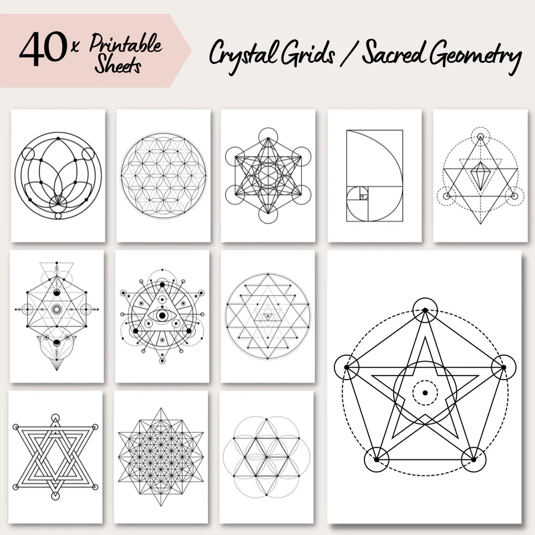 Sacred Geometry Printable Chart