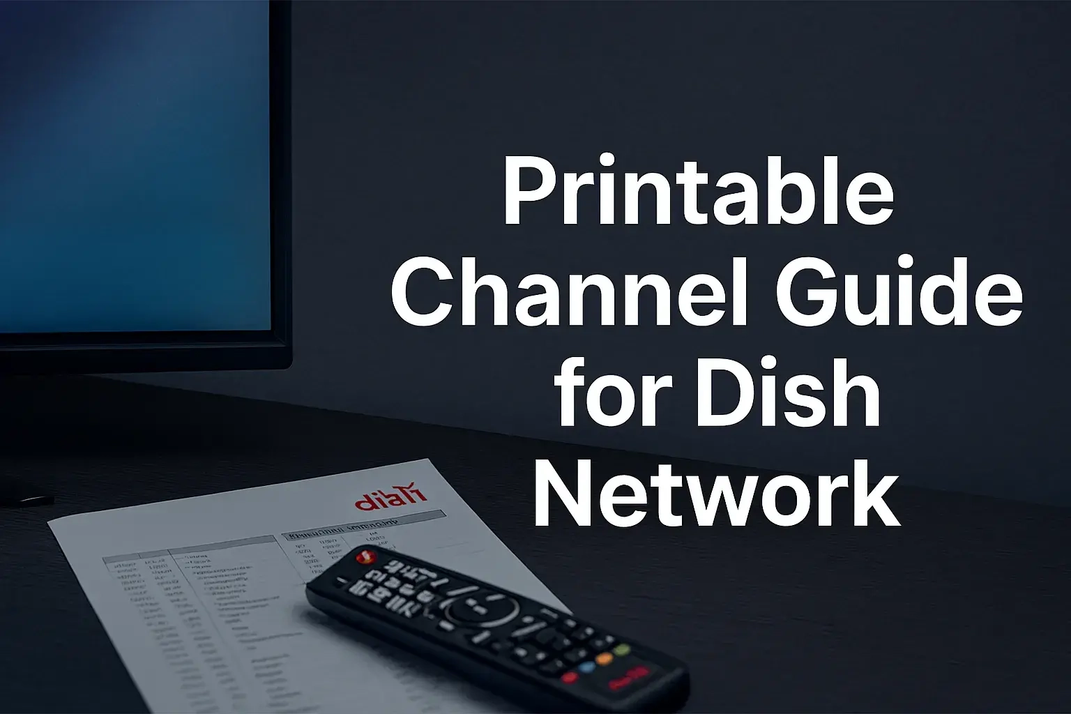 Dish Printable Channel Guides Dish Printable Channel Guides