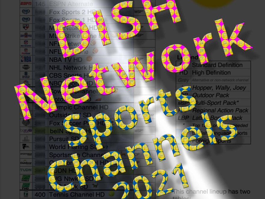 Printable DISH Sports Channel Guide SatelliteGuys US