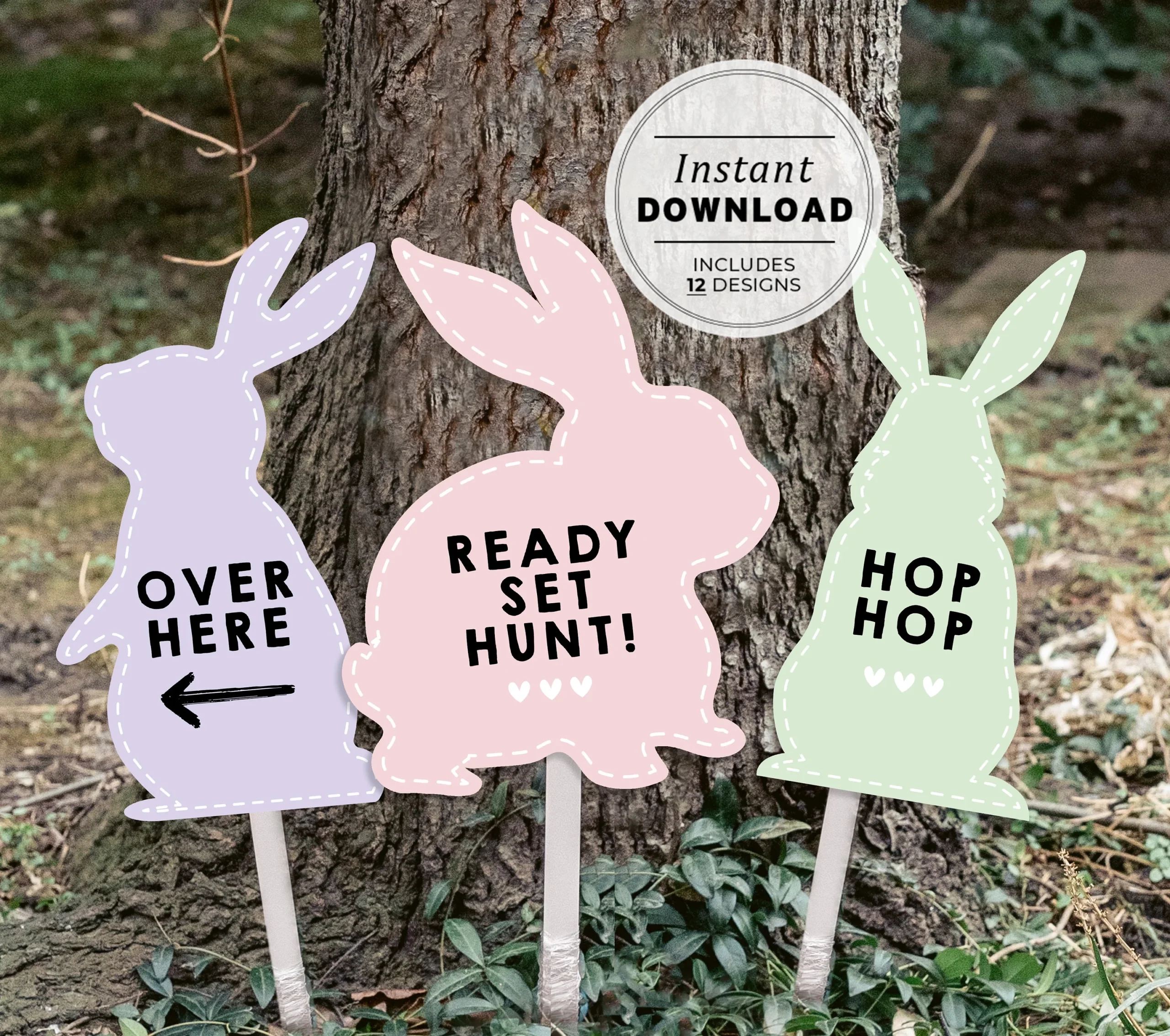 Printable Easter Bunny Signs Printable Easter Bunny Signs