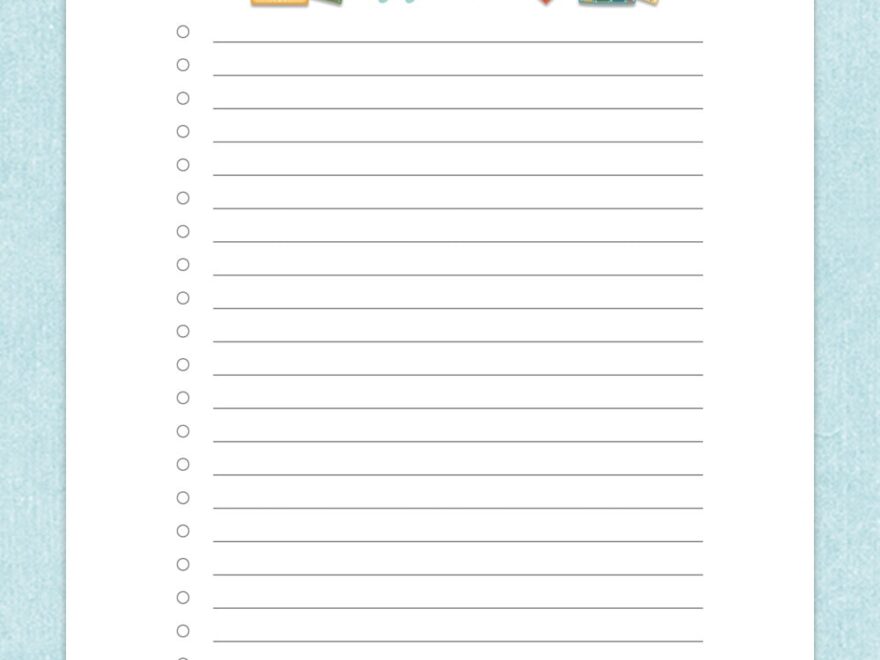Printable Gift List And Wish List
