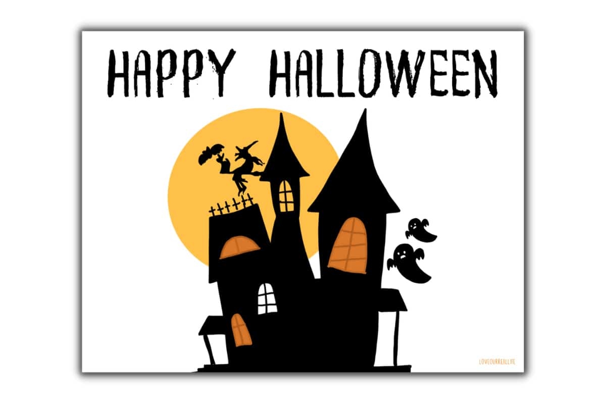 Spooky Halloween Sign Printables
