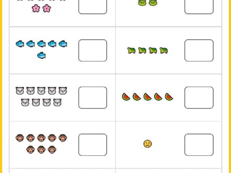 Printable Kindergarten Math Worksheets PDF Free Download