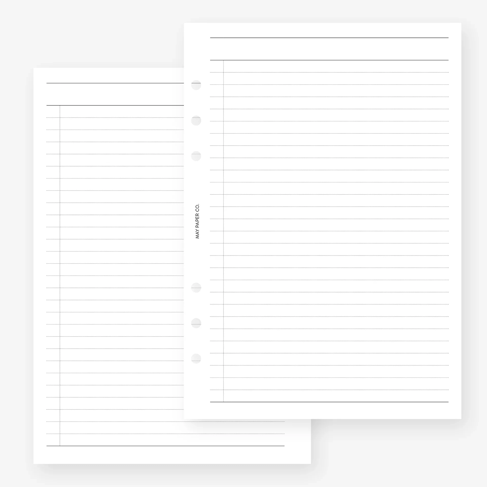 PRINTABLE Lined With Margin MAY PAPER CO  PRINTABLE Lined With Margin MAY PAPER CO