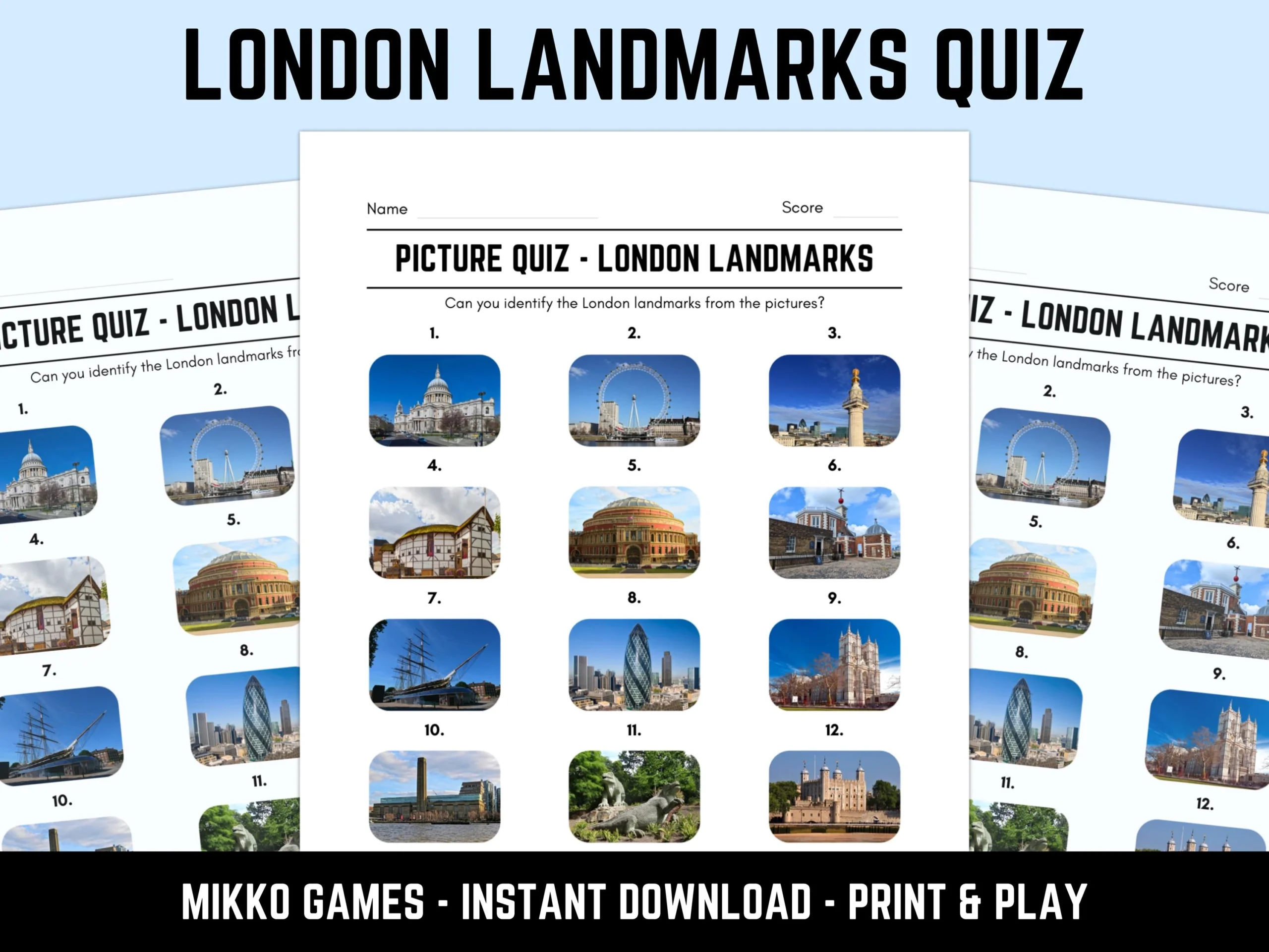 Printable London Landmarks Picture Quiz With Answers Picture Round Quiz Sheets Pub Quiz Trivia Downloadable Table Quiz Fun British Quiz Etsy Printable London Landmarks Picture Quiz With Answers Picture Round Quiz Sheets Pub Quiz Trivia Downloadable Table Quiz Fun British Quiz Etsy