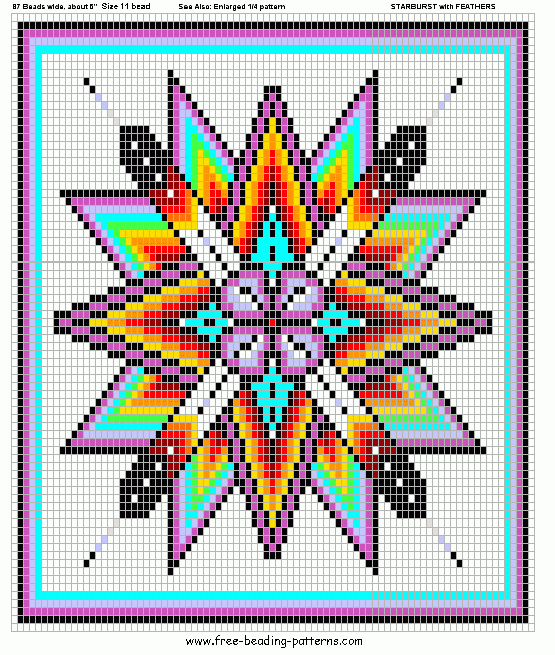 Free Printable Native Aamerican Beading Charts