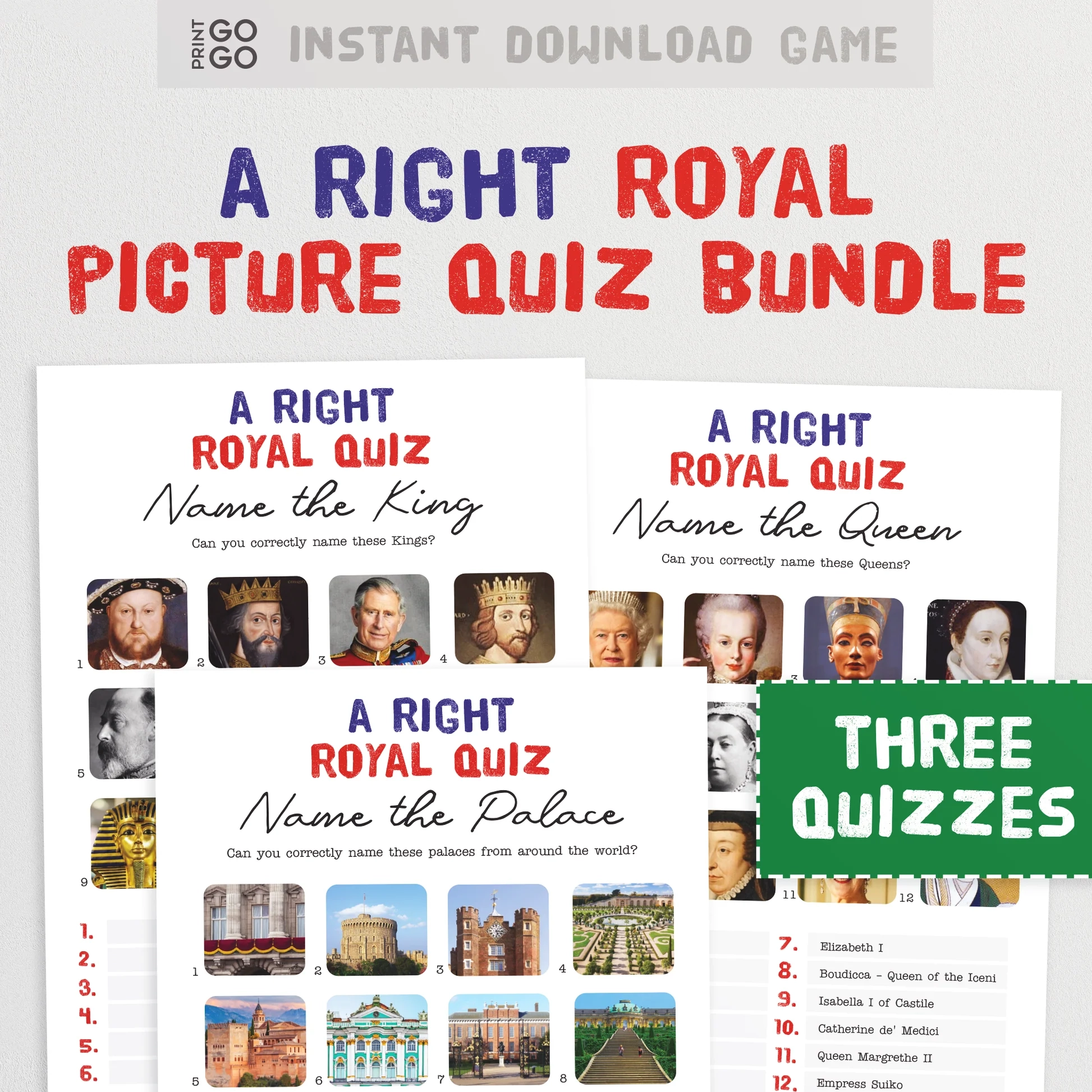 Printable Picture Quizzes To Test Your Royal Family Knowledge Print GoGo