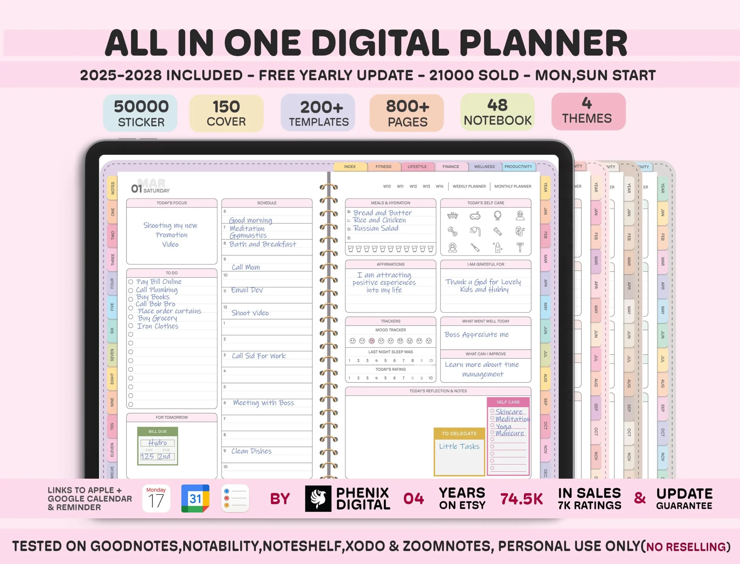 Printable Planner Etsy