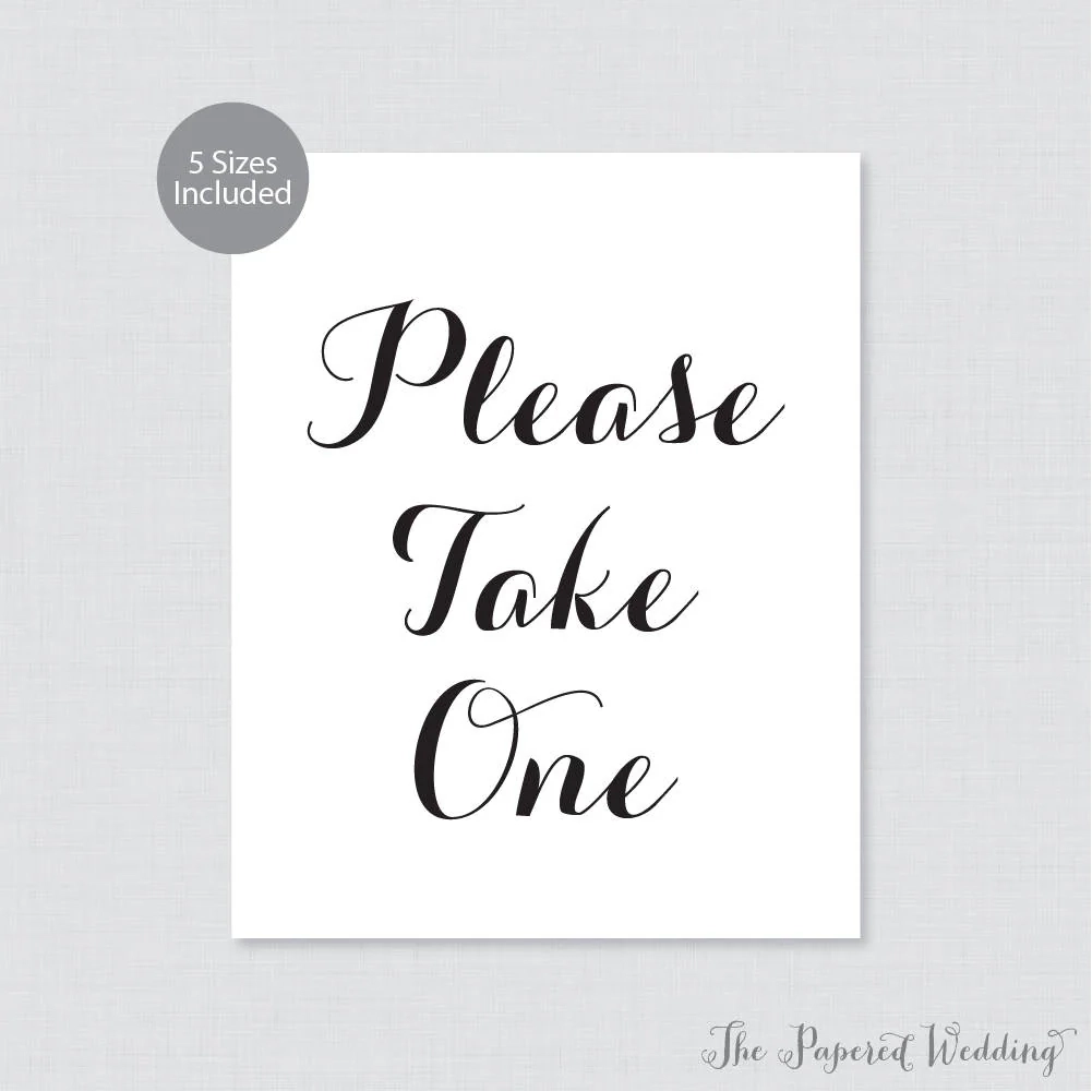 Printable Please Take One Sign Black And White Wedding Sign Simple Calligraphy please Take One Sign Poster 8x10 11x14 16x20 0005 Etsy Printable Please Take One Sign Black And White Wedding Sign Simple Calligraphy please Take One Sign Poster 8x10 11x14 16x20 0005 Etsy