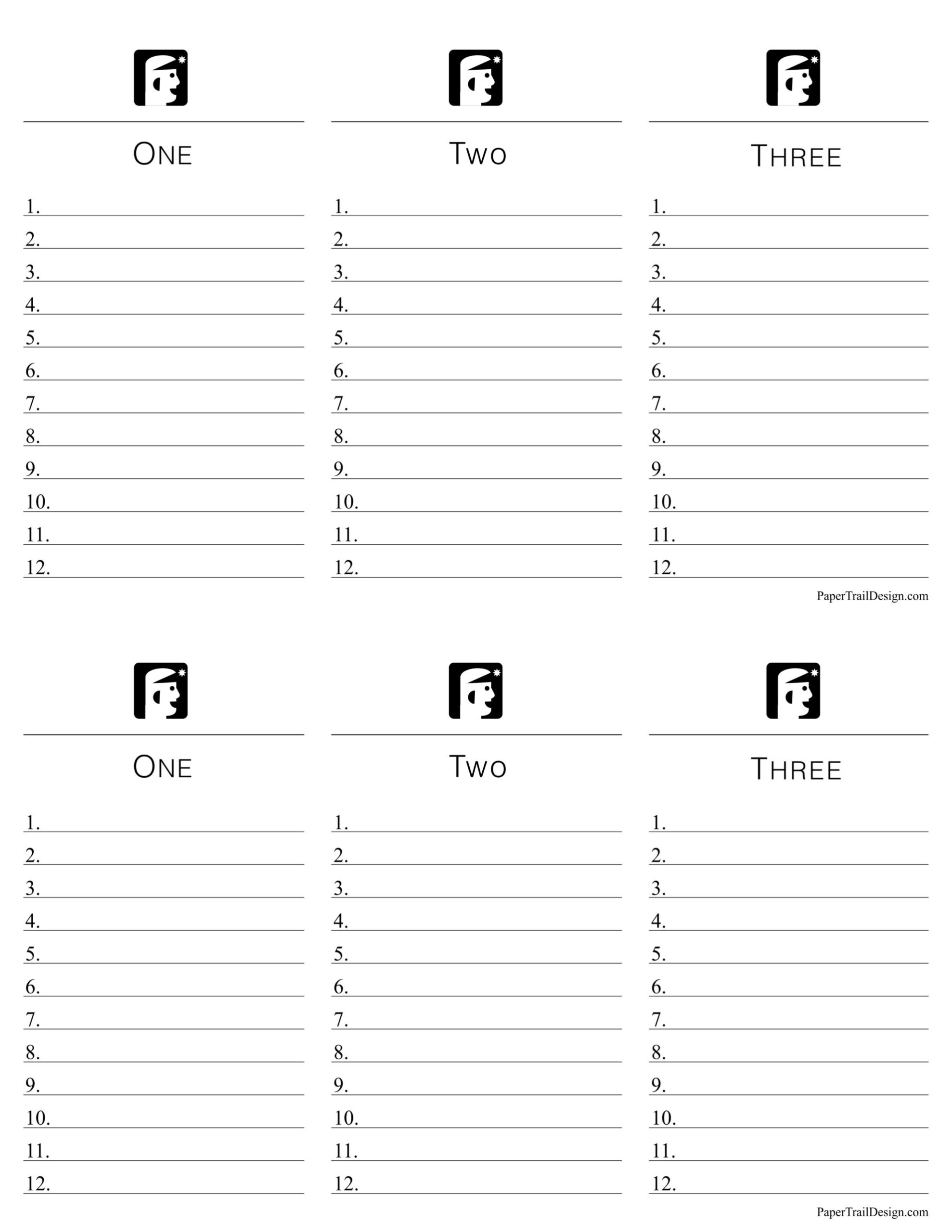 Printable Scattergories Game Paper Trail Design Printable Scattergories Game Paper Trail Design