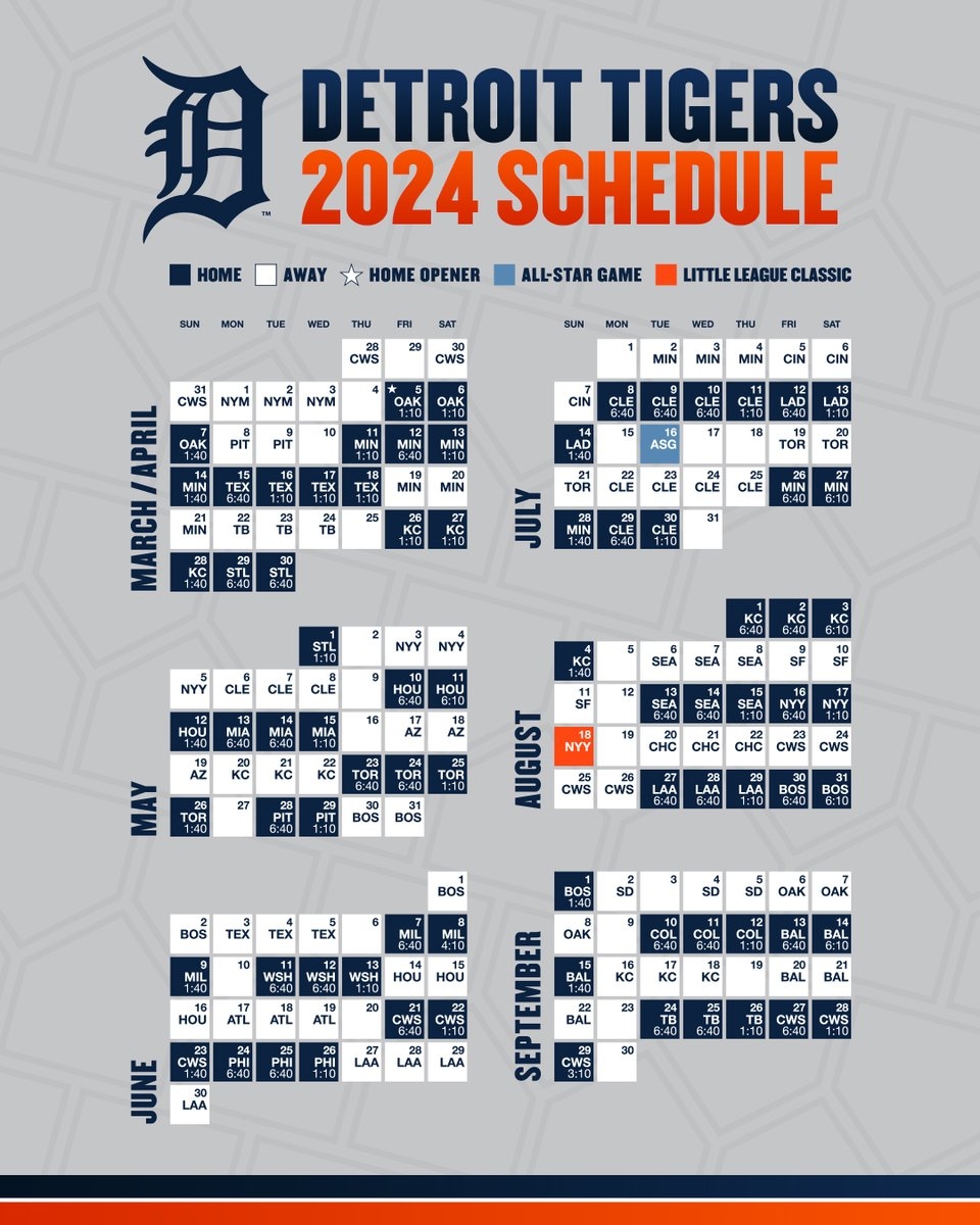 Printable Schedule Detroit Tigers Worksheets Library Printable Schedule Detroit Tigers Worksheets Library