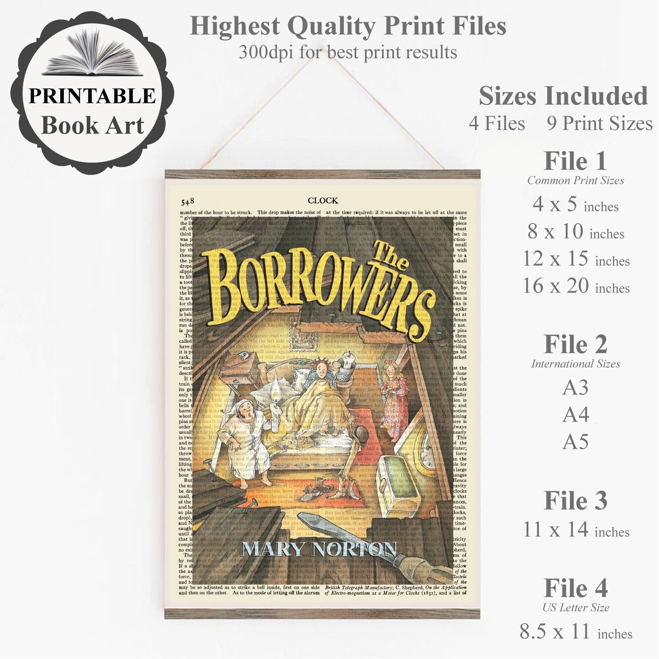 The Borrowers Sign Printable The Borrowers Sign Printable