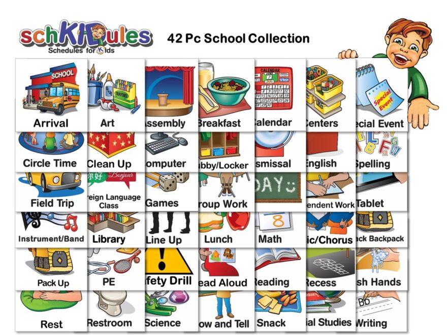 Printable Visual Schedule Icons Printable Party Favors