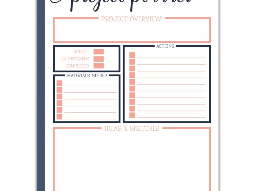 Project Planner Free Printable For Your Planner Six Clever Sisters