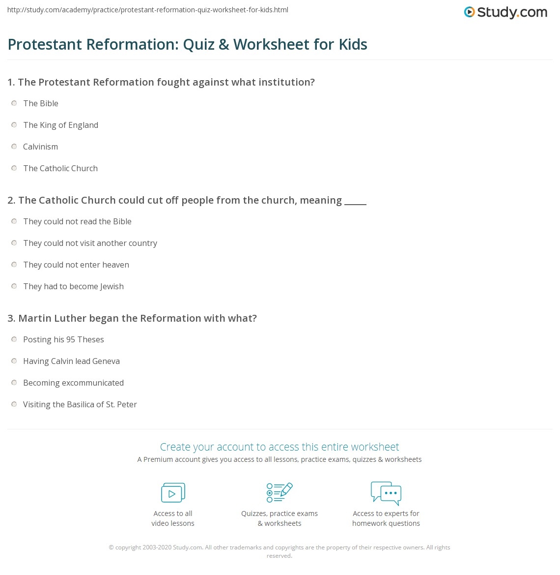 Reformation Games Printable Quiz Reformation Games Printable Quiz