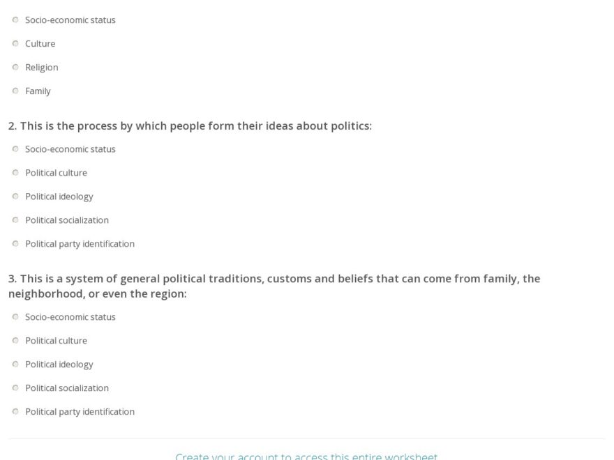 Quiz amp Worksheet Political Party Identification amp Membership Worksheets Library