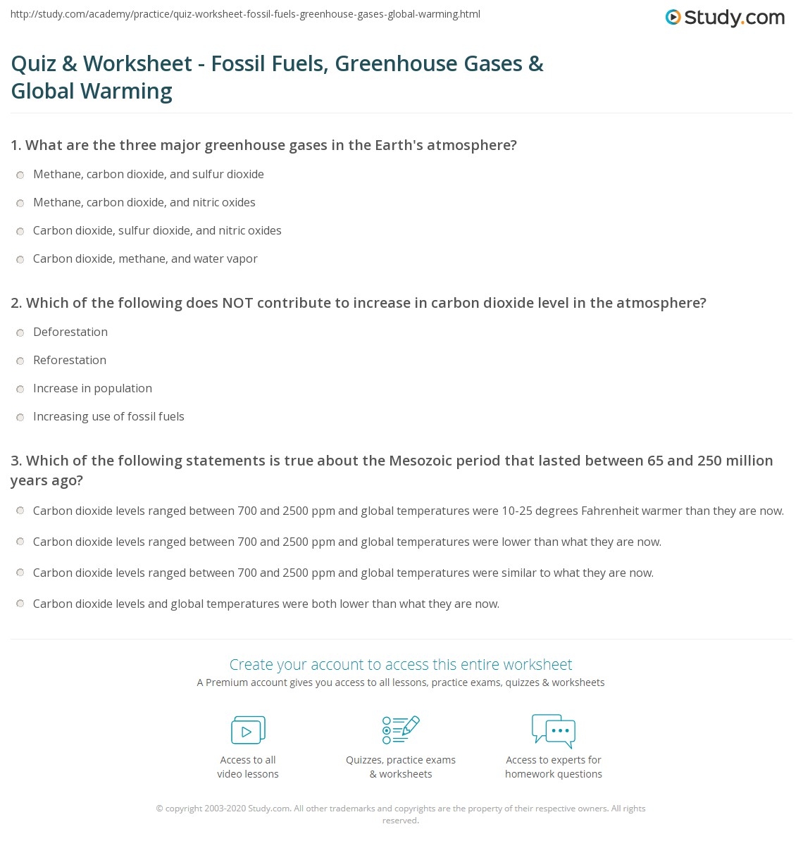 Printable Fossil Fuels Worksheets And Quizzes Printable Fossil Fuels Worksheets And Quizzes